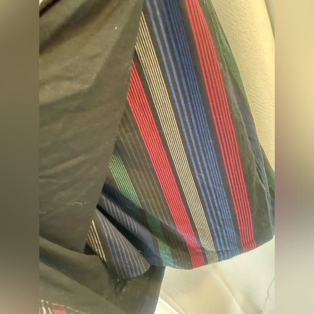 Striped Wrap Dress Banana Republic large - Picture 2 of 6